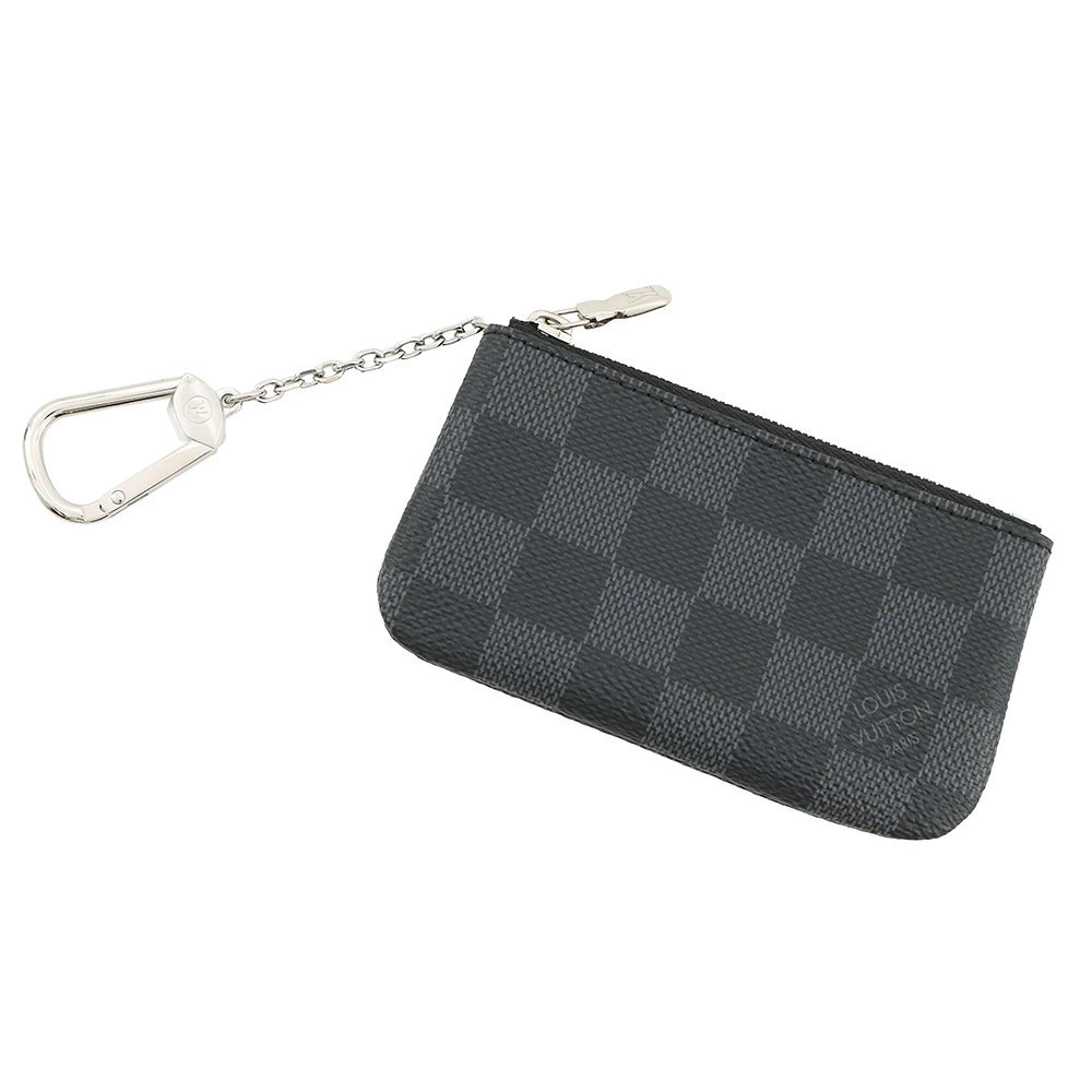 Louis Vuitton coin case Wallet Damier Graphite Black Pochette black